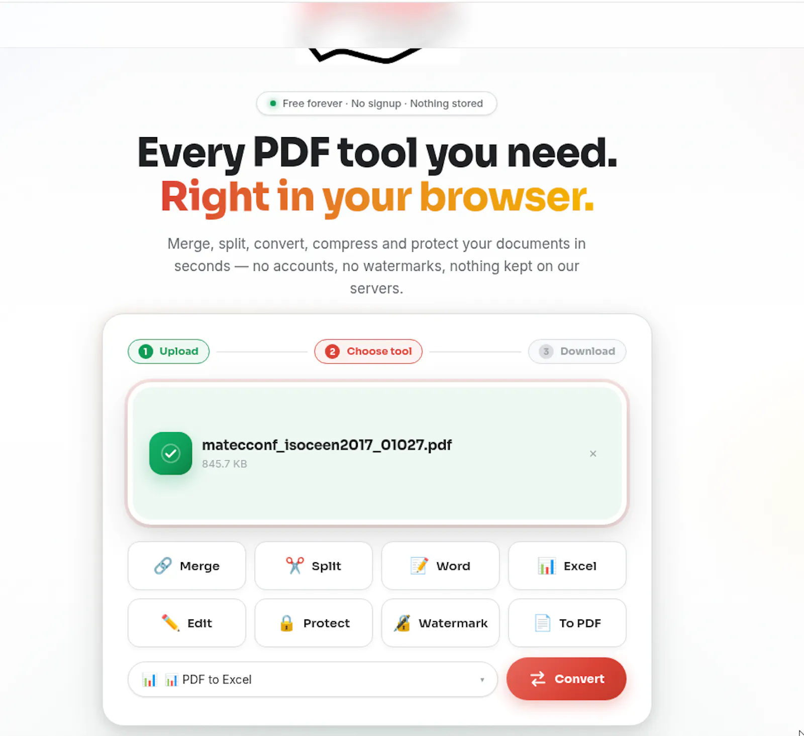 PDF2me screenshot 2