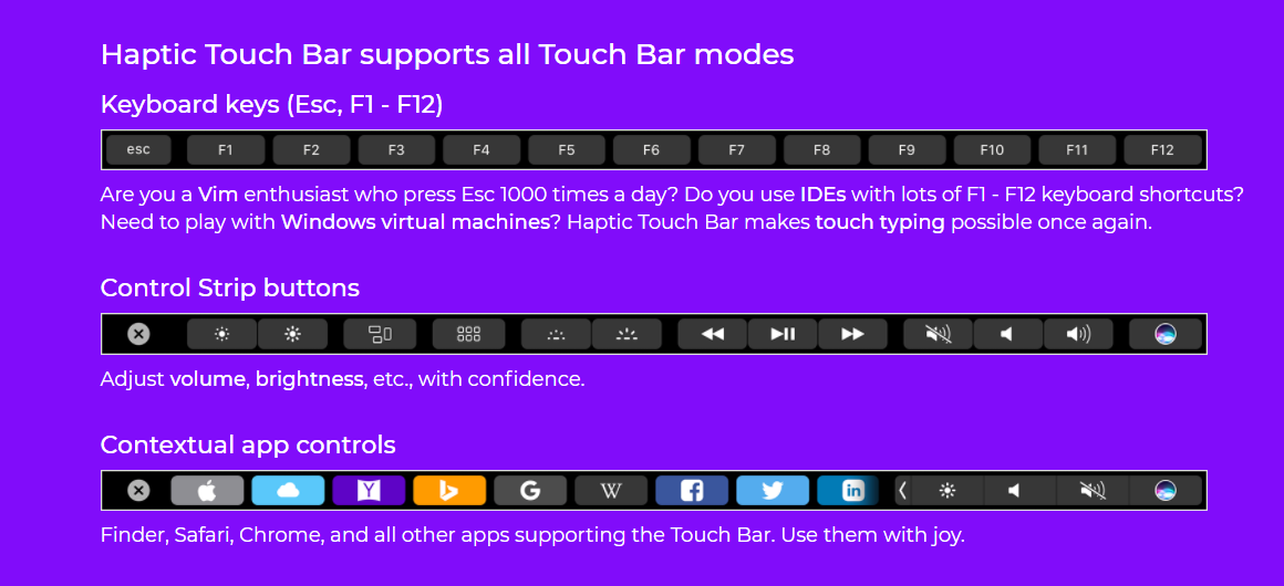 Haptic Touch Bar 2 gallery image