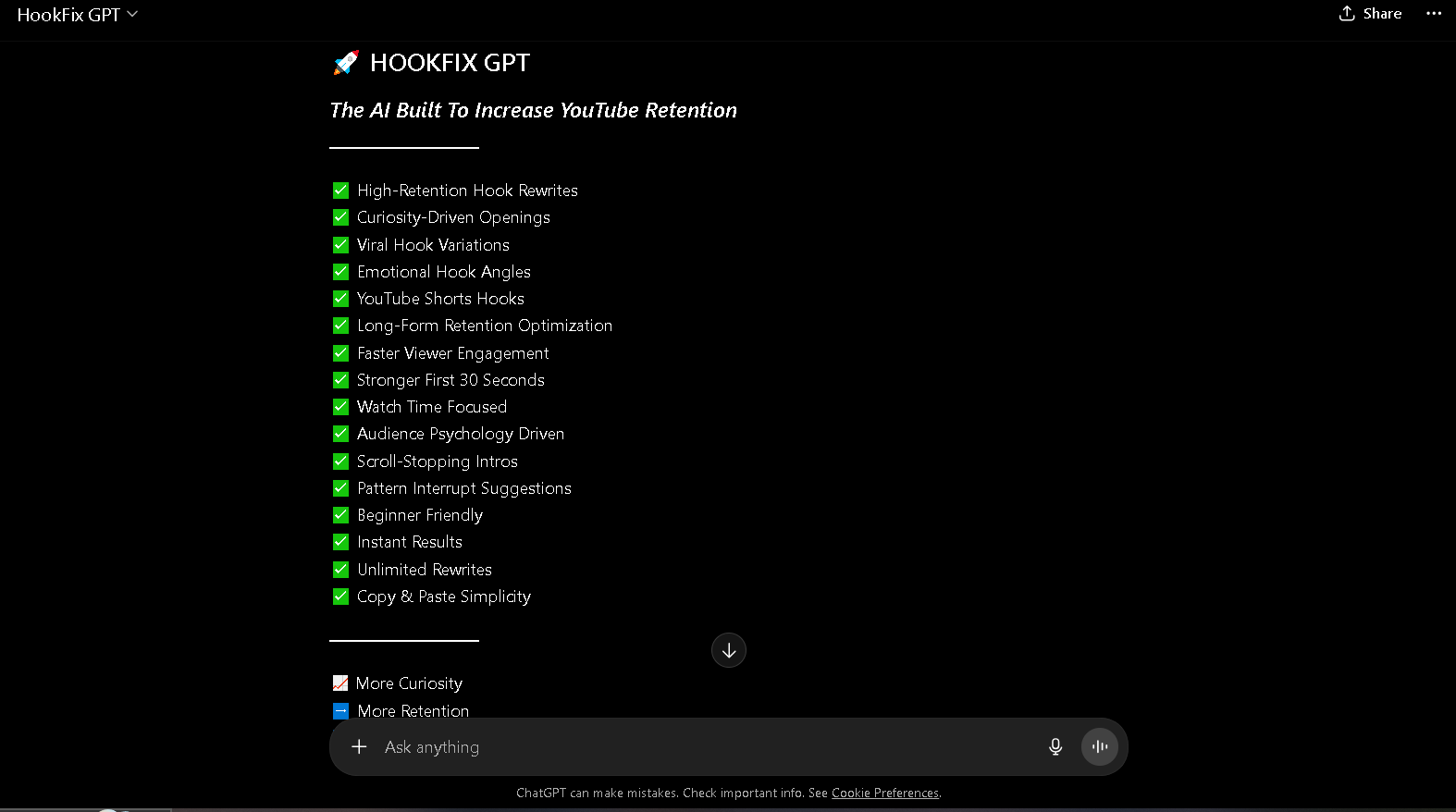 HookFix GPT gallery image
