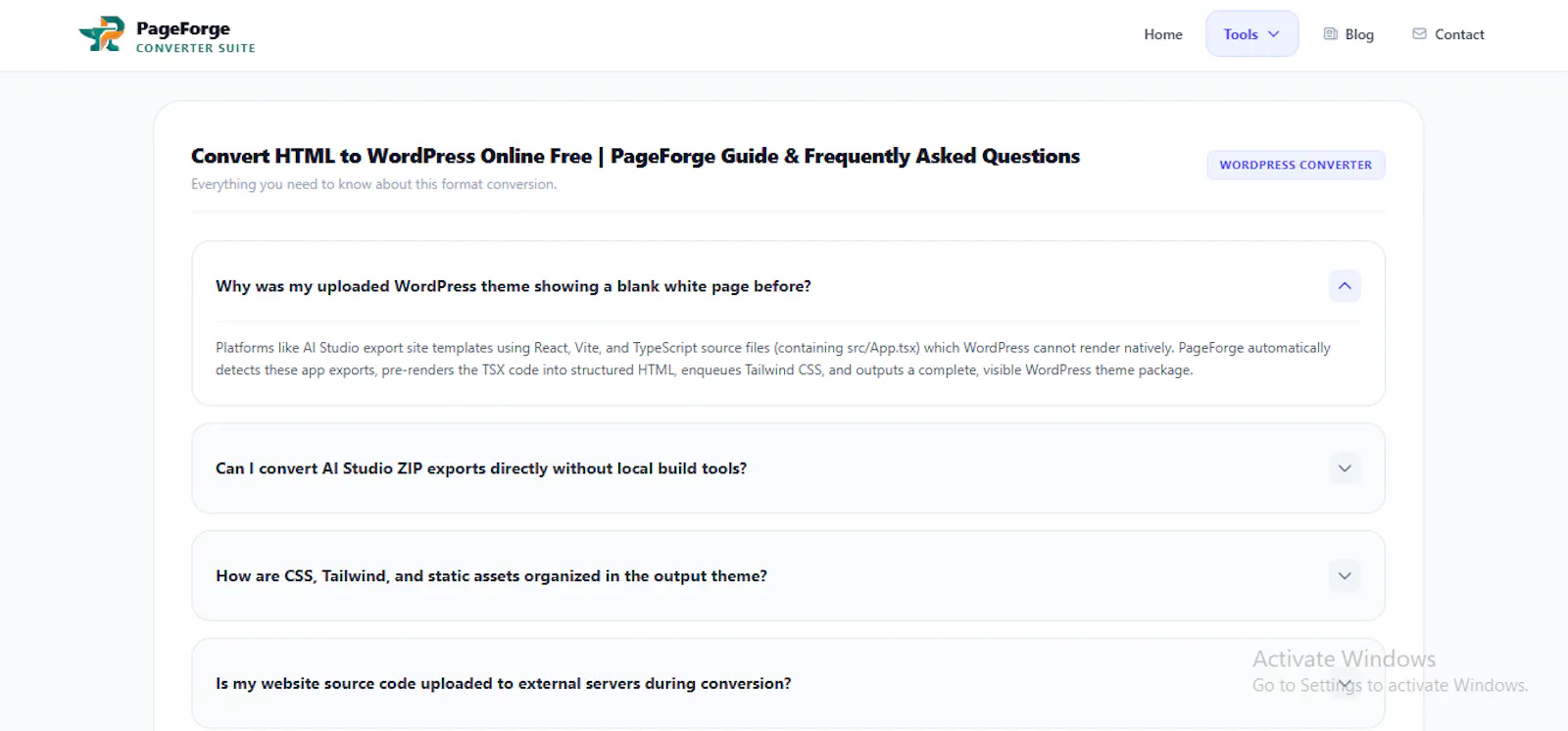 PageForge screenshot 3