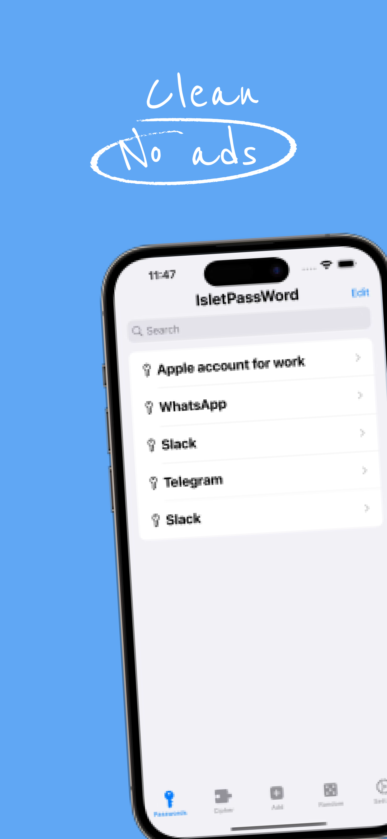Isletpassword - 암호 관리자가 암호를 알지 못하게하십시오. 미디어 2