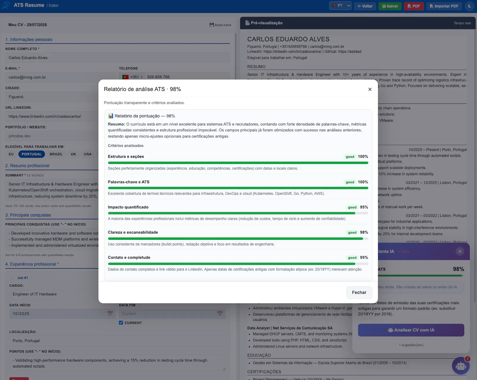 ATS Resume Builder screenshot 2