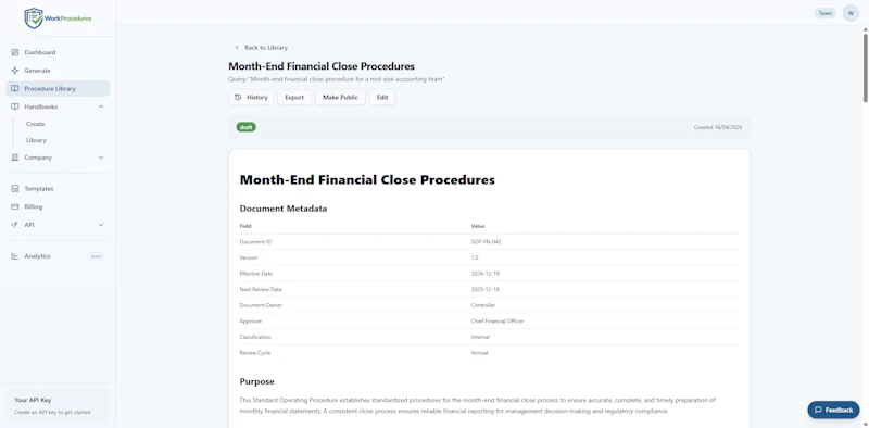 WorkProcedures screenshot 4