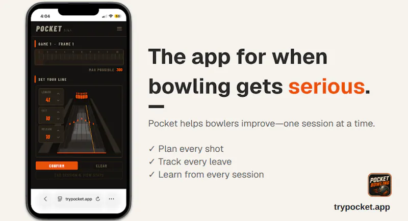 Pocket Bowling App screenshot 1
