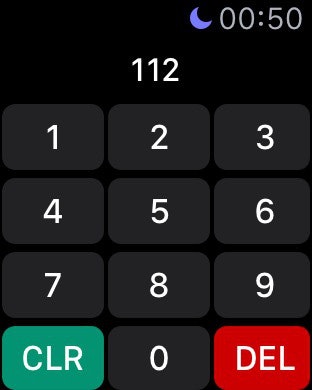 Watch Keypad Image