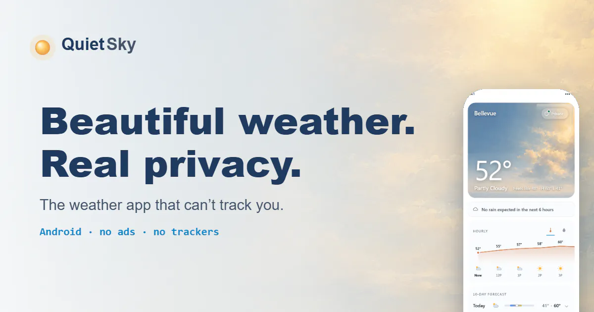 Quiet Sky Beautiful weather real privacy gallery image