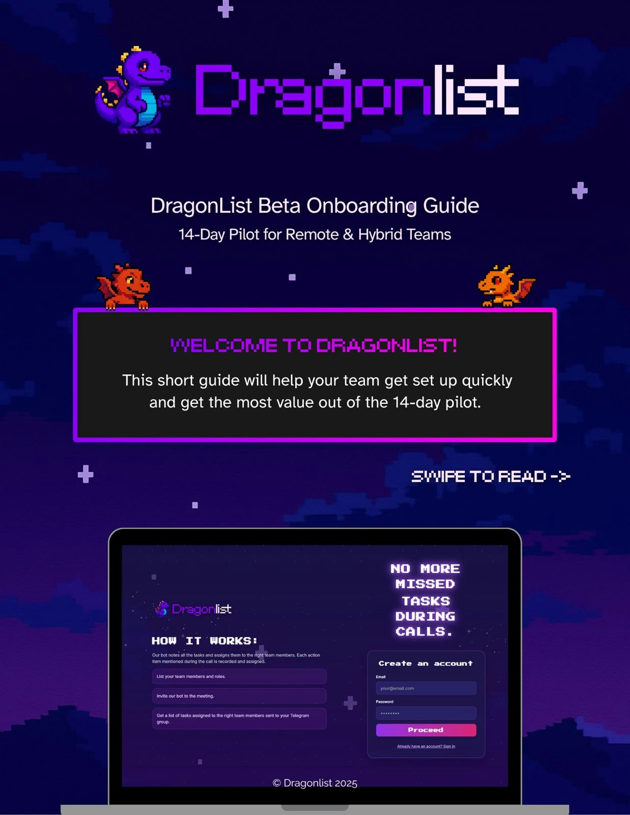 Dragons List - Main product screenshot demonstrating key features and user interface