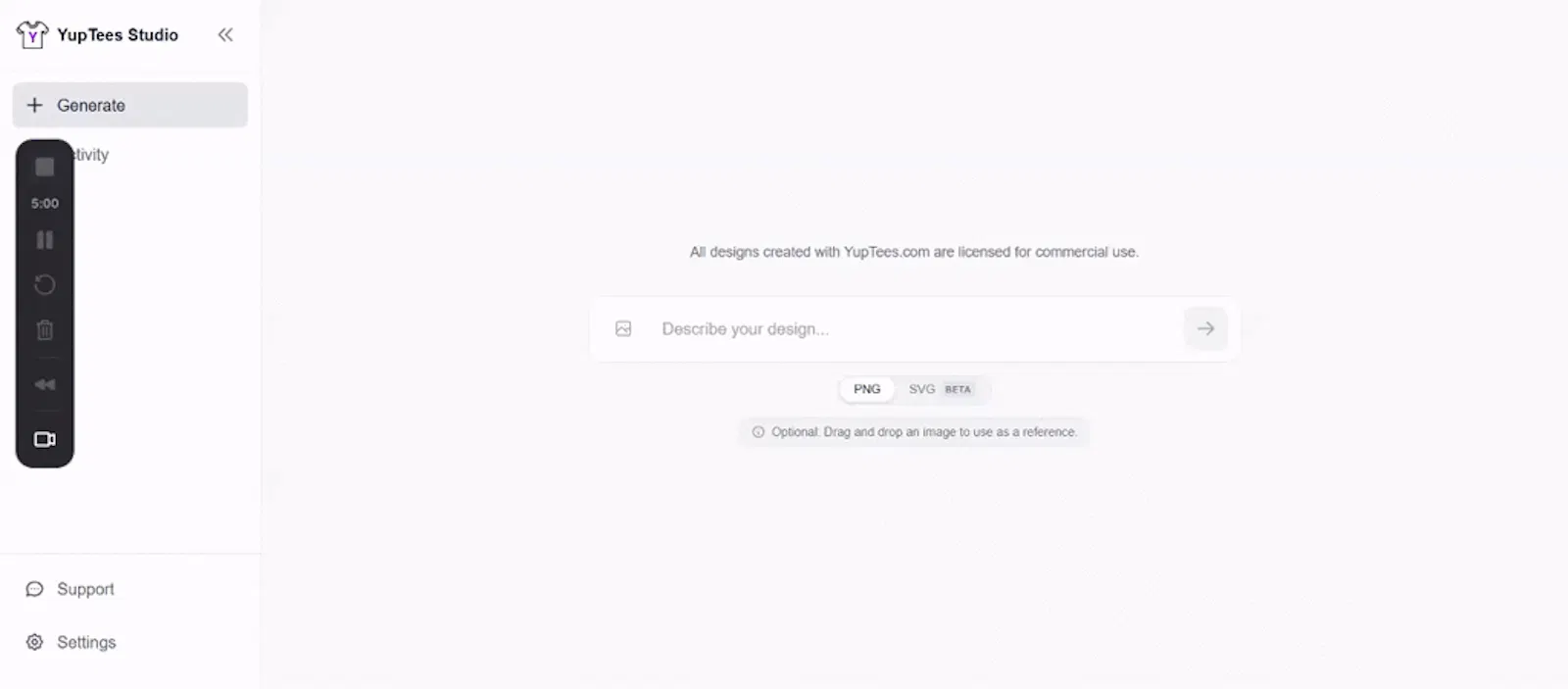 YupTees screenshot 1 (video preview)