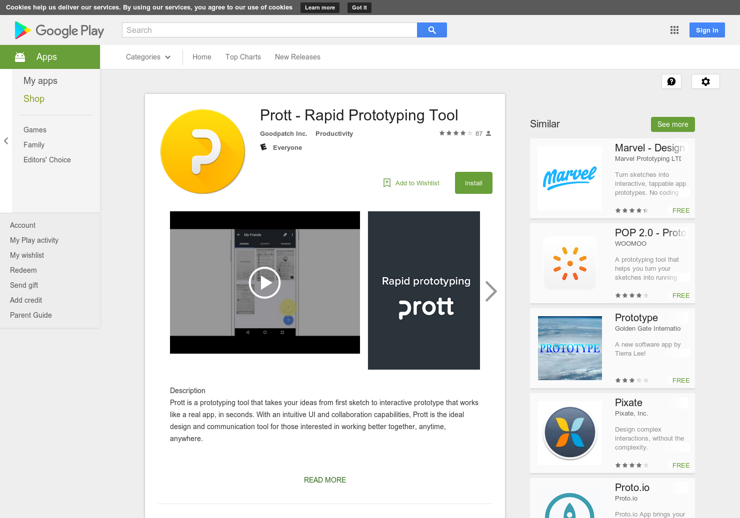 Prott for Android