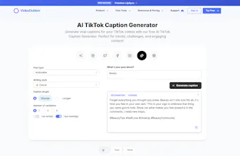 Tiktok Caption Generator gallery image