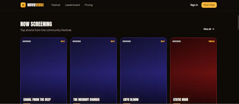 MovieVerse AI screenshot 3