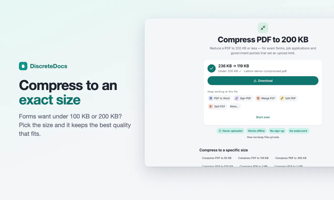 DiscreteDocs gallery image