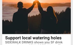 Sidewalk Drinks SF media 1