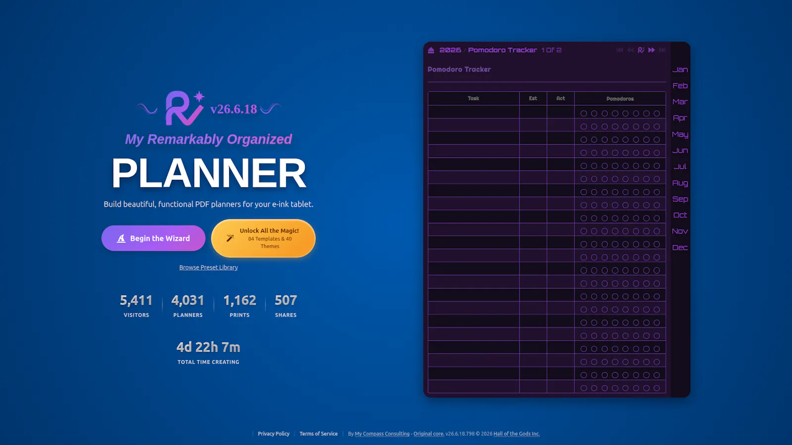 My Remarkably Organized Planner Wizard screenshot 8