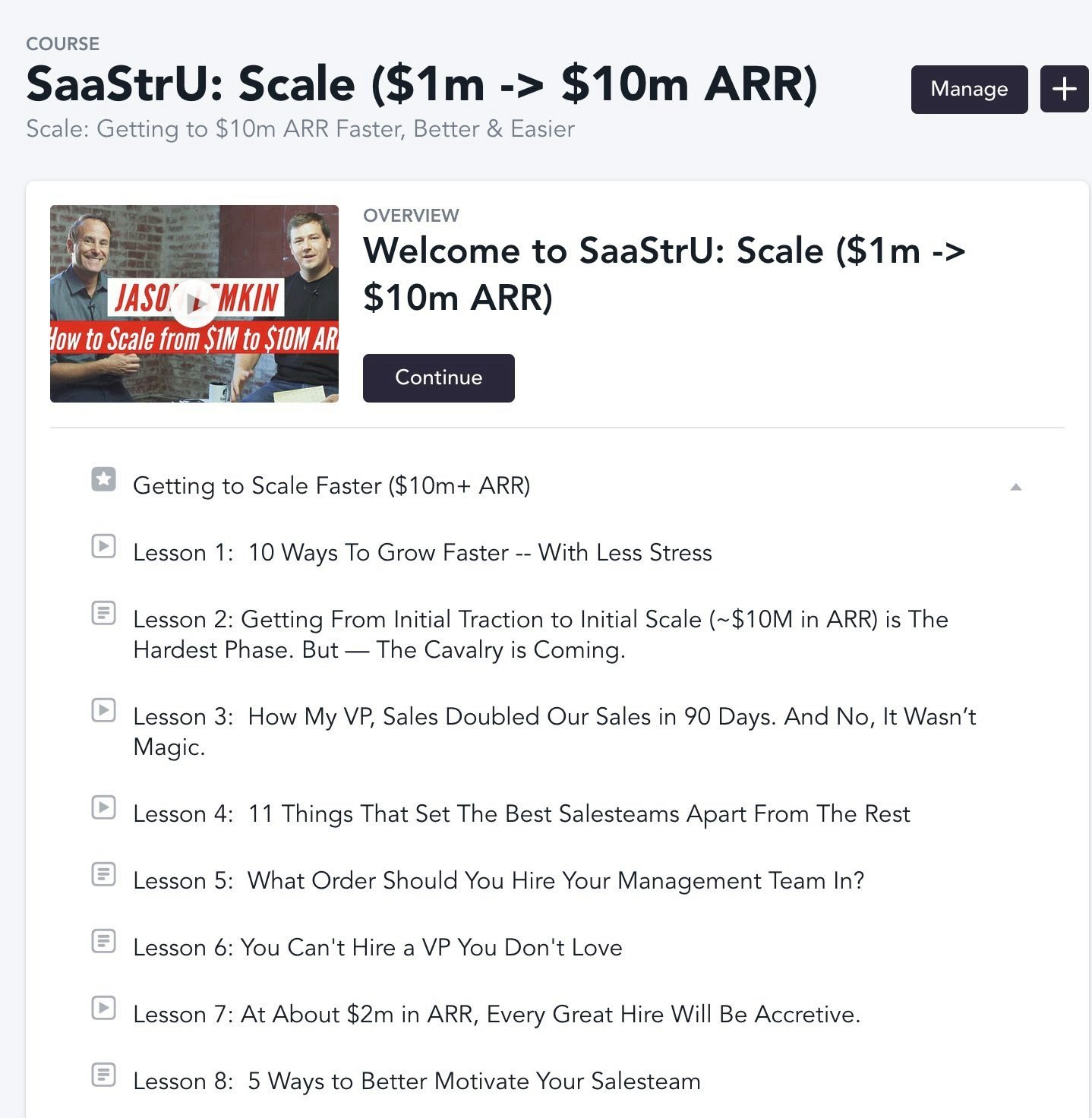 SaaStr University Image
