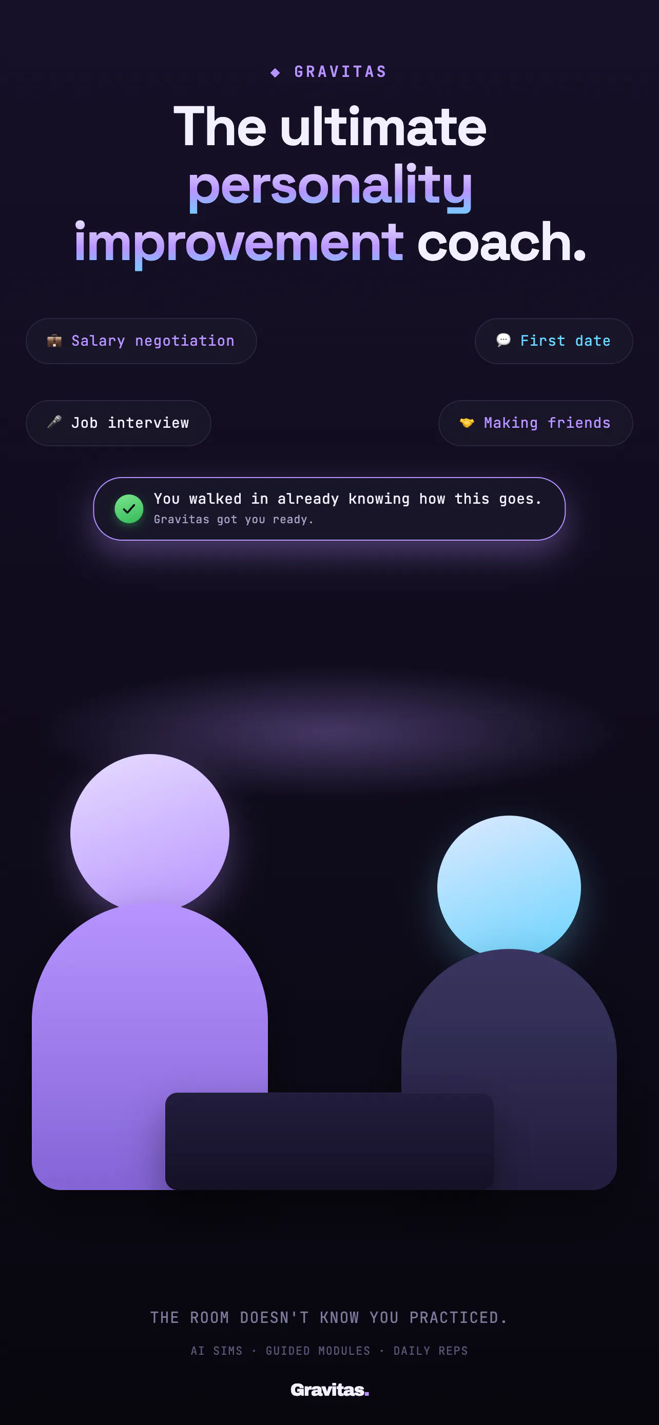Gravitas: Charisma & Aura App gallery image