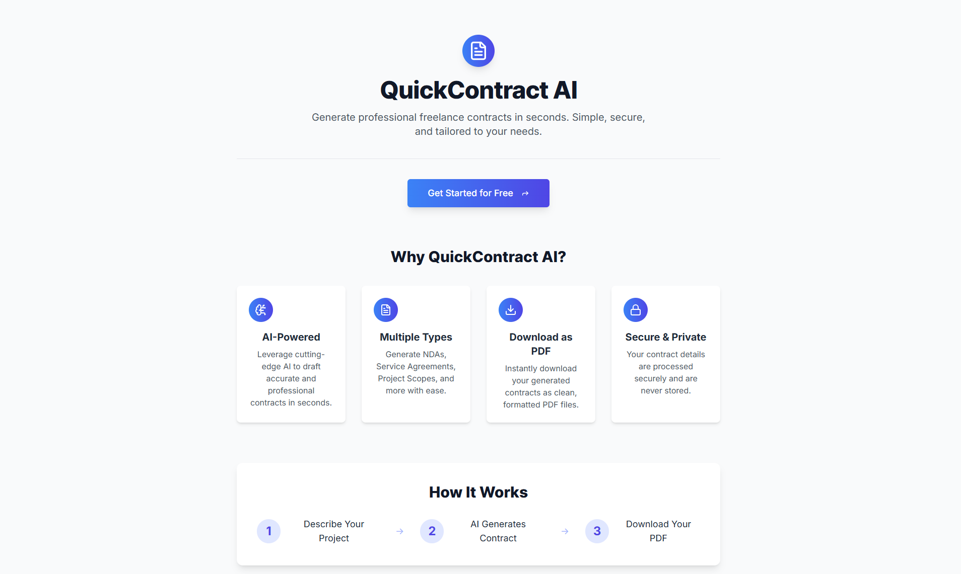 QuickContract AI media 2