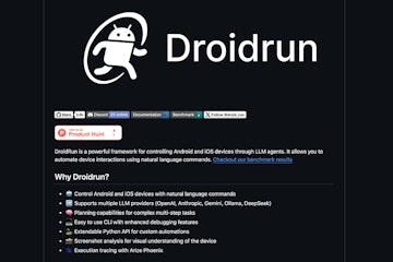 Screenshot of Droidrun