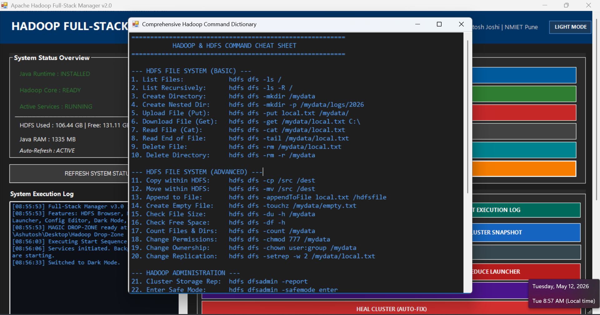 Hadoop Windows Manager  gallery image
