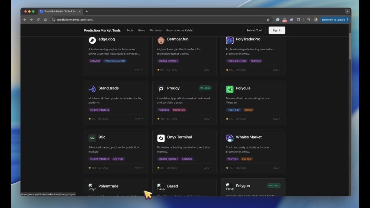 Prediction Market Tools gallery image