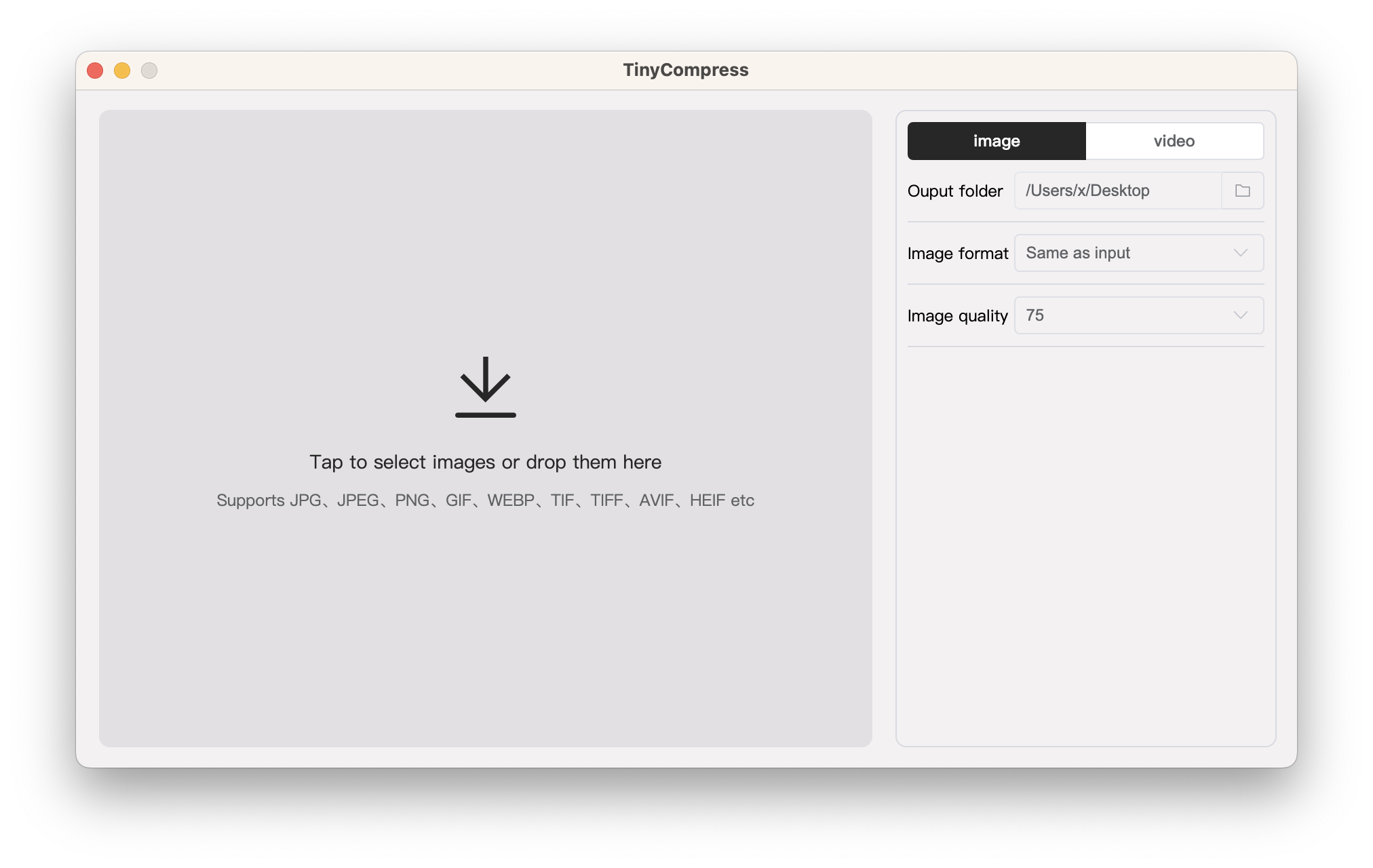 Media TinyCompress 1