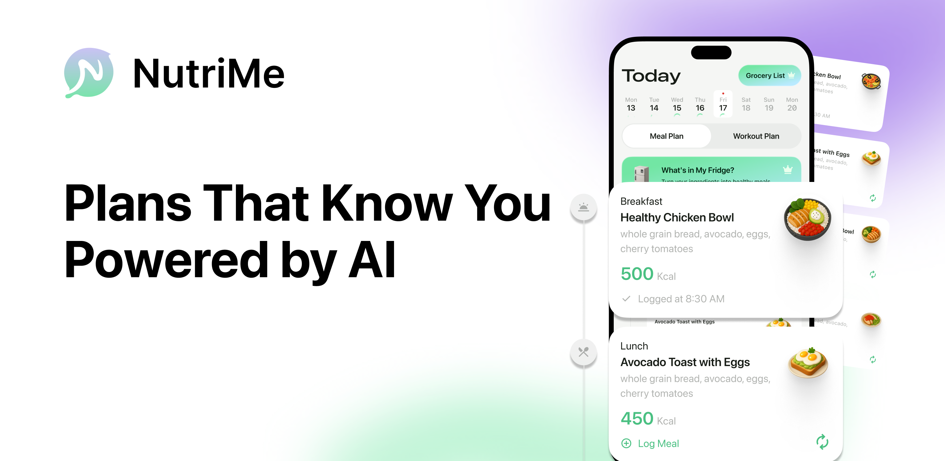 Mídia 3 de NUTRIME: AI Caloria Tracker - Uma varredura.Conheça sua comida.Seu consultor de saúde da AI.
