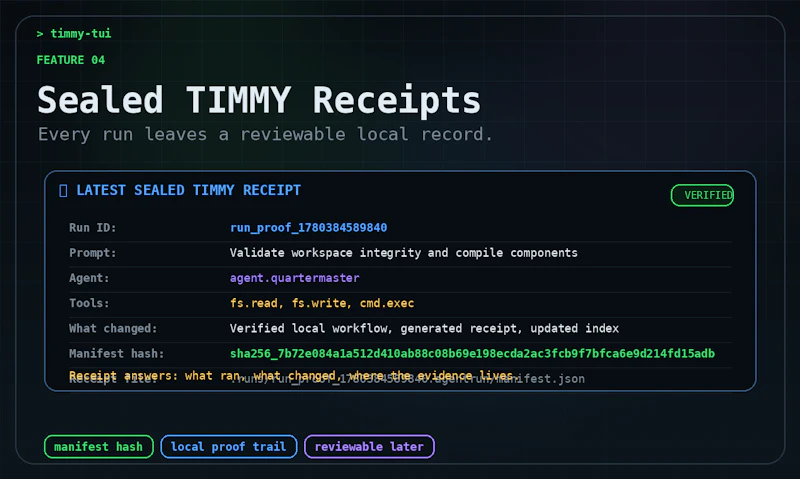 Timmy-TUI  screenshot 6