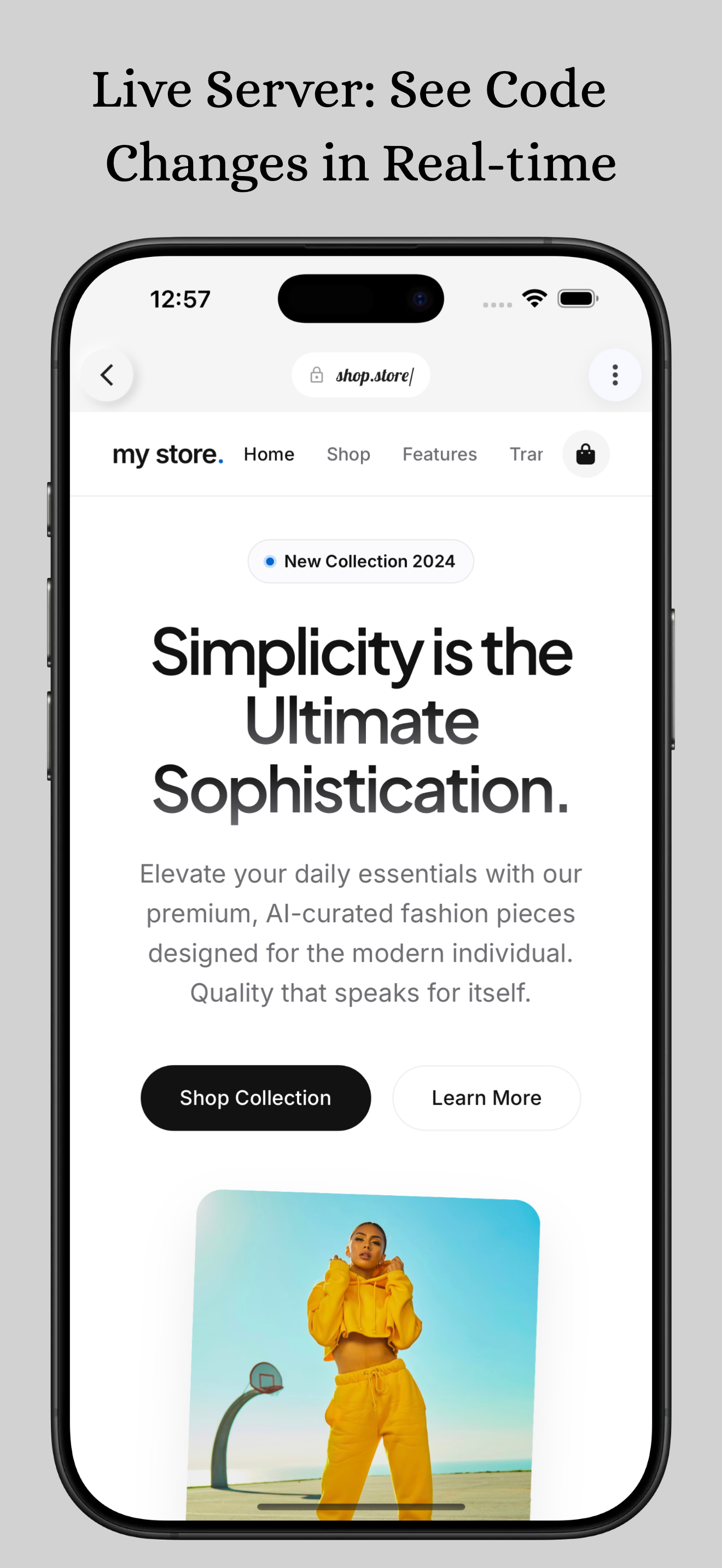 Web IDE: AI Code Editor - Screenshot 3 showing product features and functionality