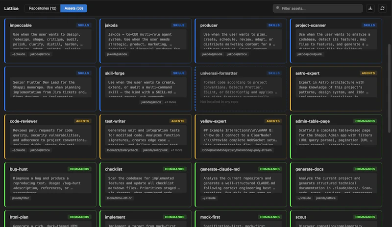 Lattice Context Manager screenshot 2
