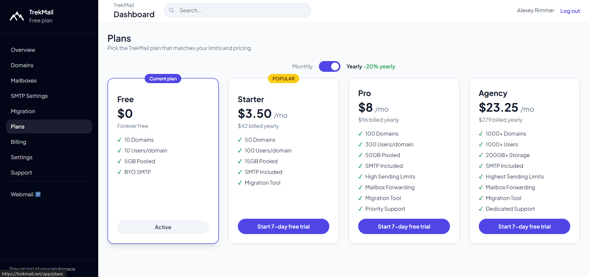 TrekMail gallery image