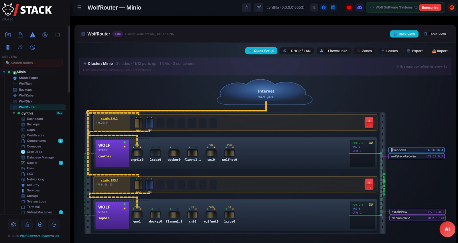 WolfStack screenshot 5