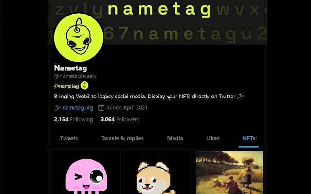 nametag gallery image