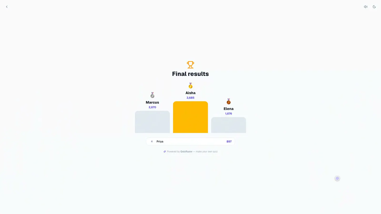 QuizRazor screenshot 5