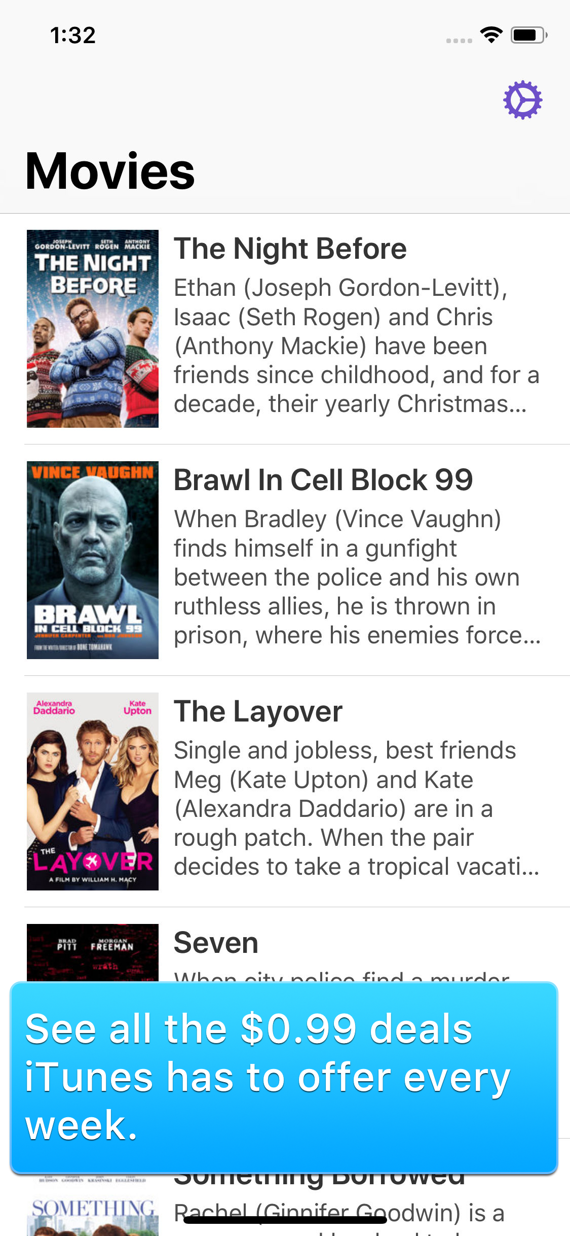 Movies of the Week for iOS gallery image