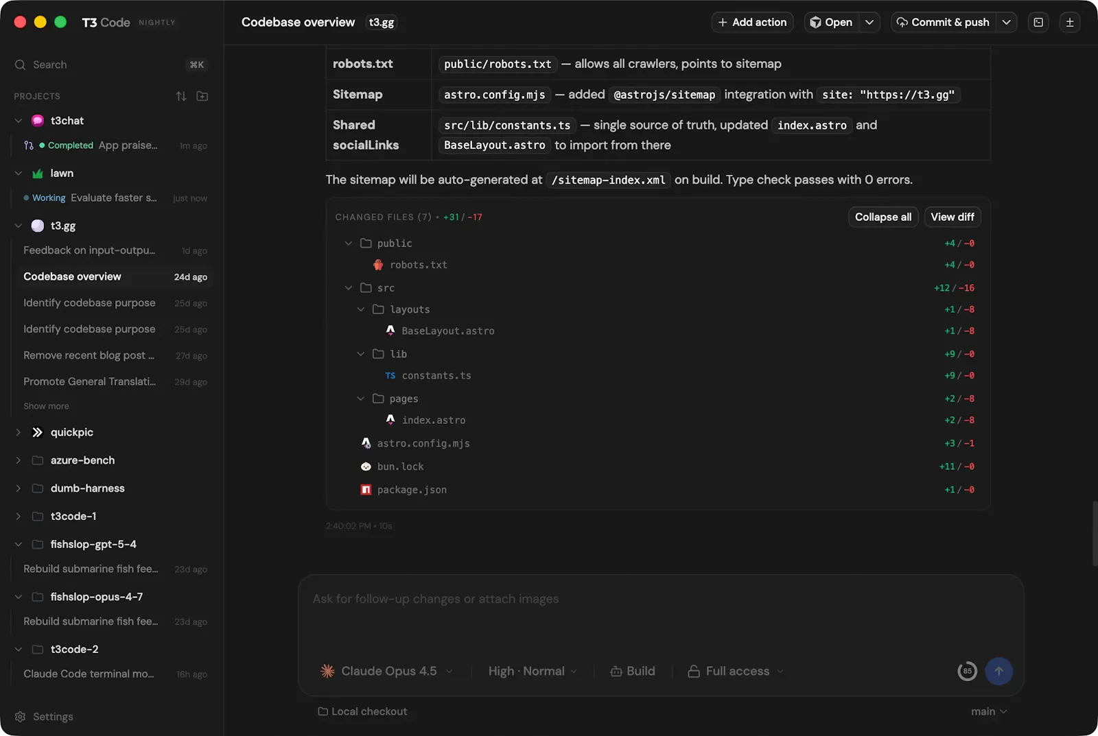 T3 Code screenshot 5