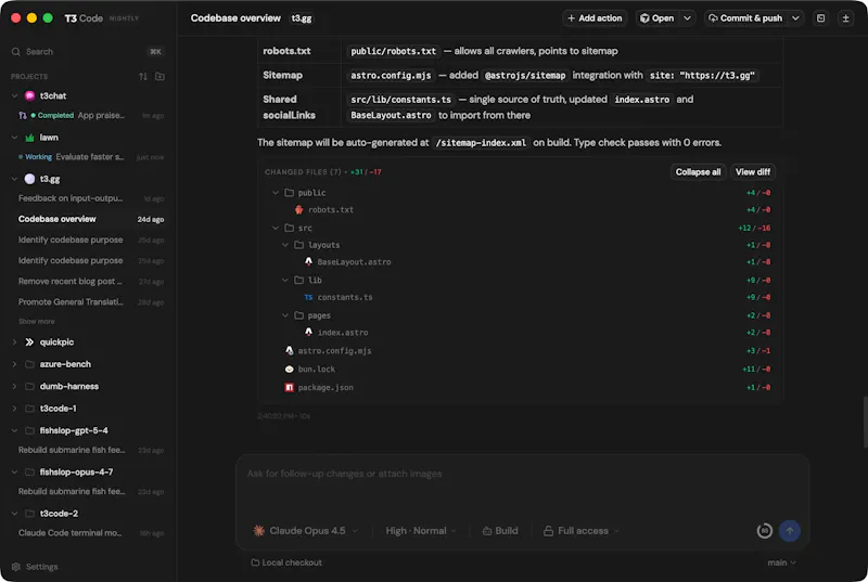 T3 Code screenshot 5