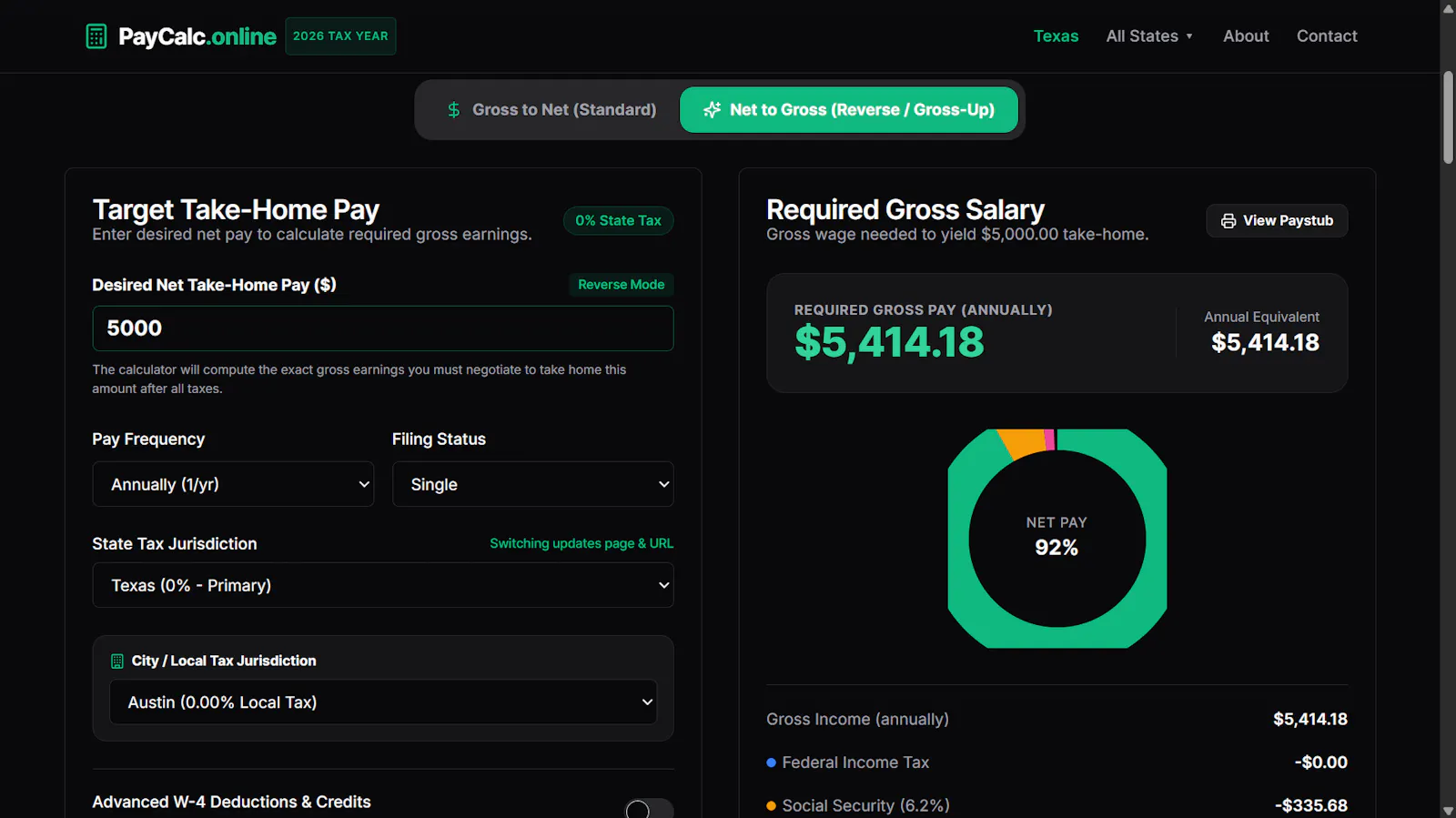 PayCalc screenshot 3