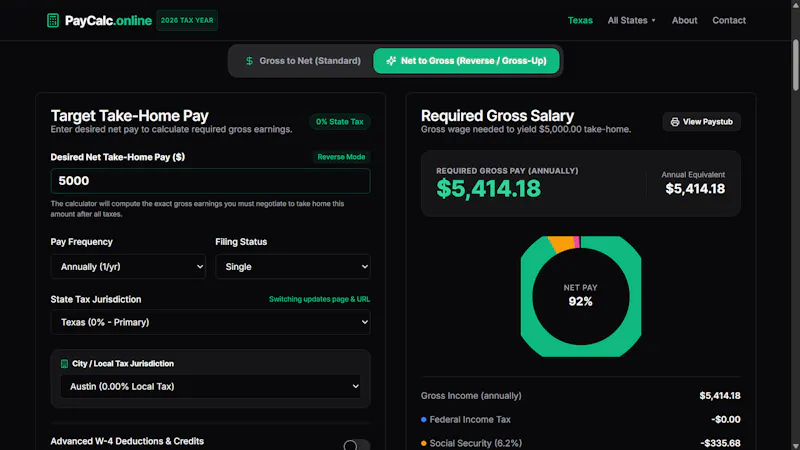 PayCalc screenshot 3