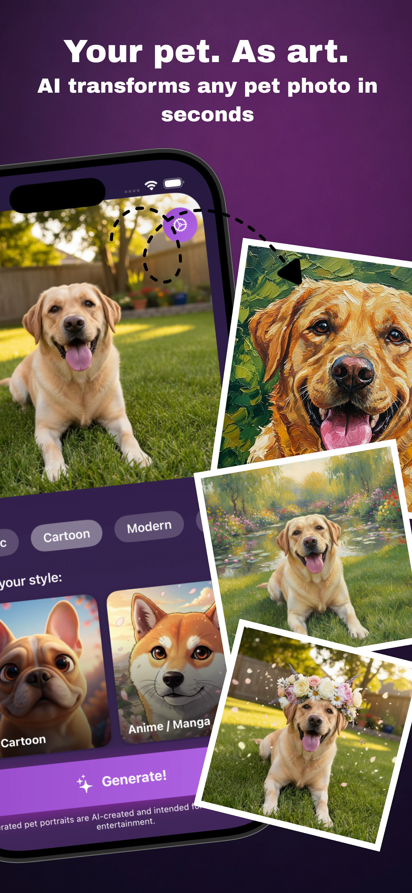 Ai Pet: Pet Face AI Photo screenshot 1