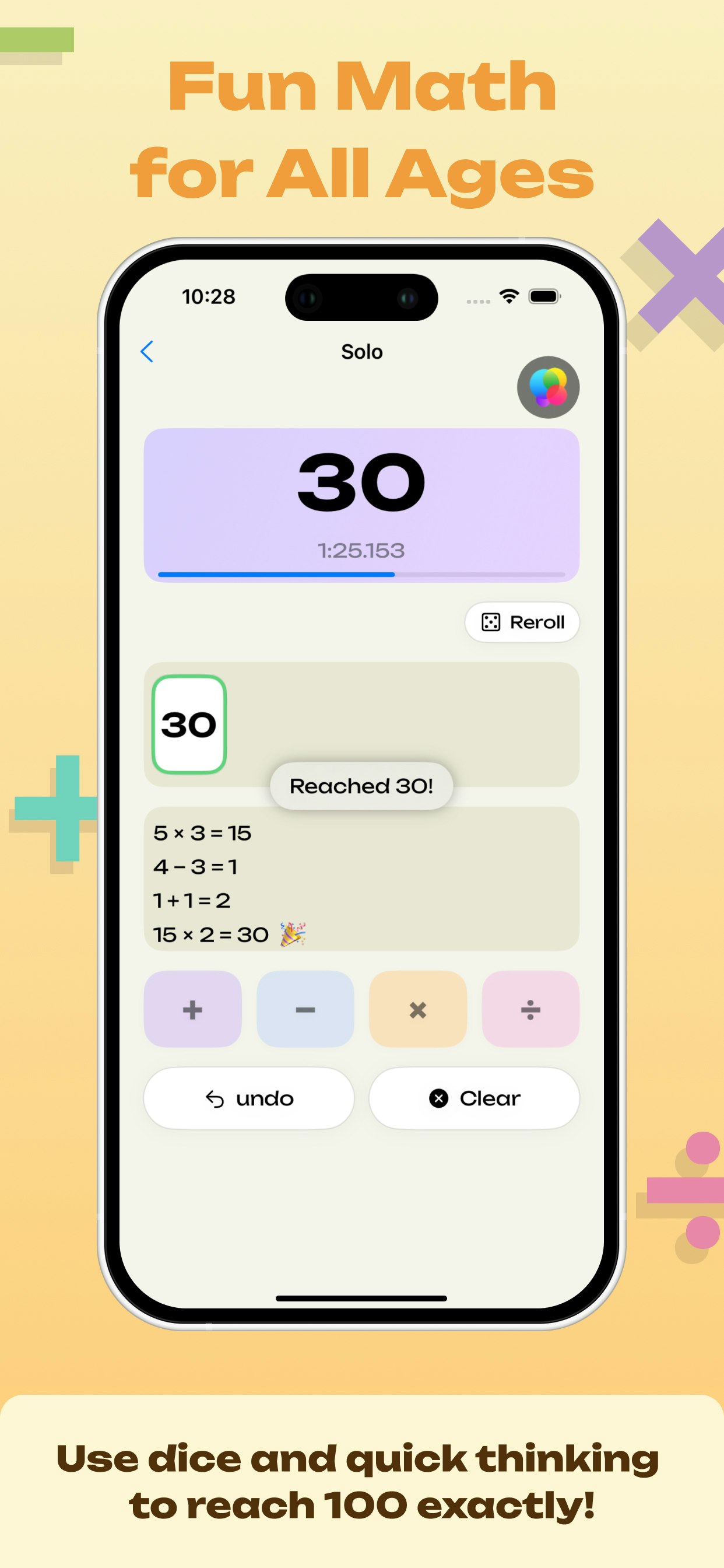Race to 100: Brain Puzzle Game - Screenshot 5 preview
