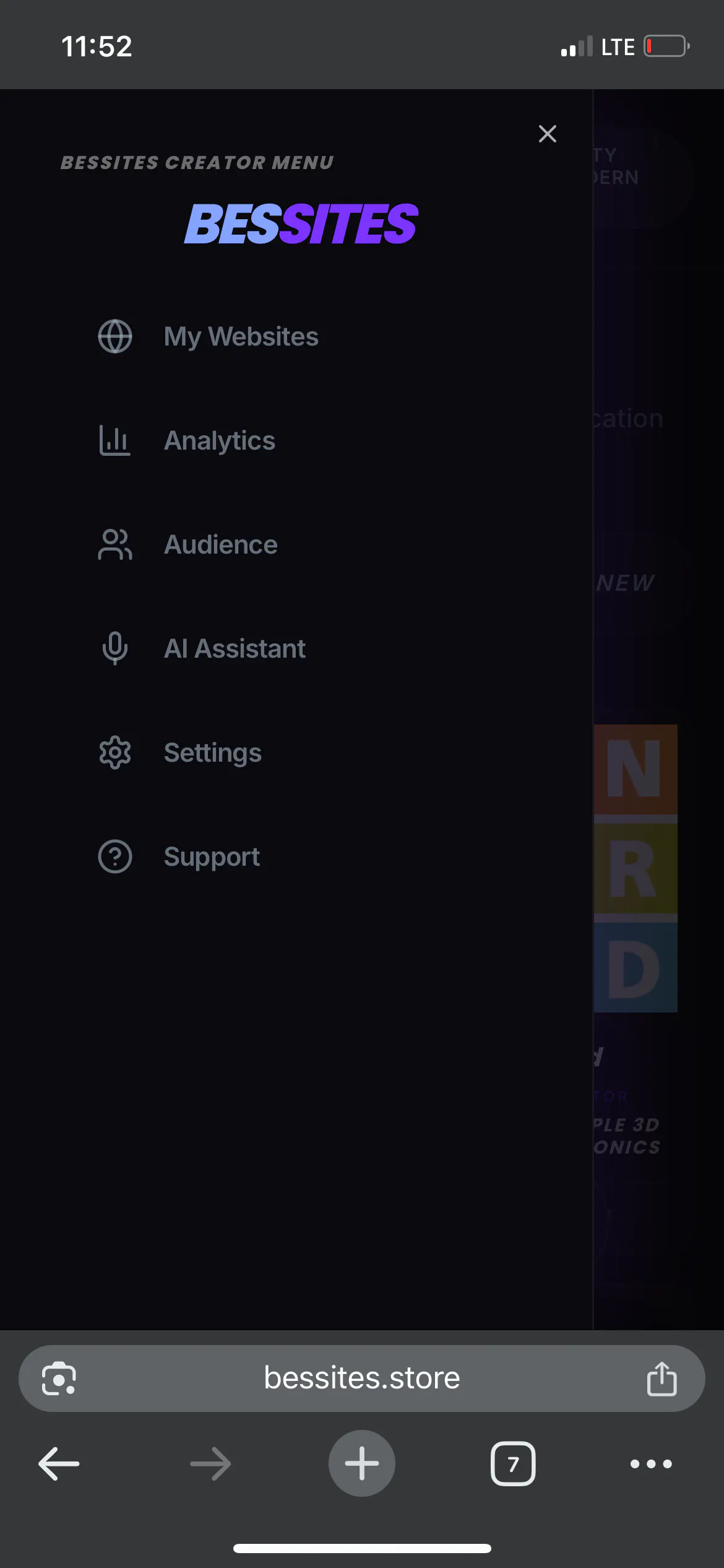 Bessites screenshot