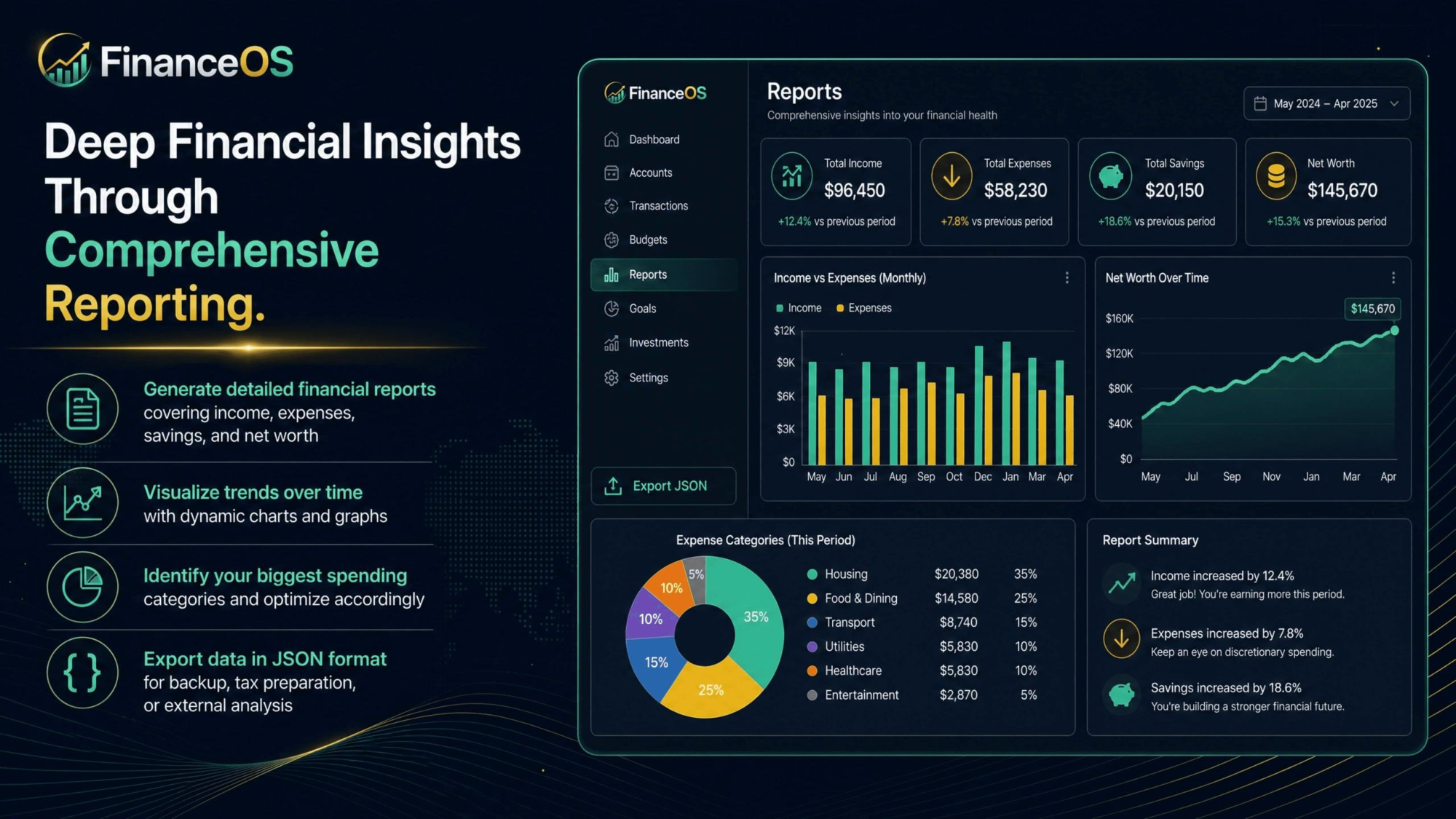 FinanceOS — Personal Finance, Simplified gallery image