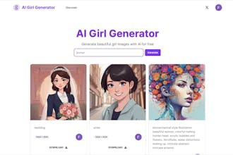 AI Girl Generator gallery image