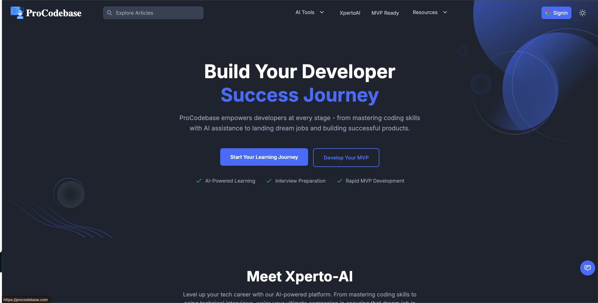 وسائط xperto-ai بواسطة procodebase - وكلاء الذكاء الاصطناعي لتطوير مهارات البرمجيات وإعداد المقابلة 8