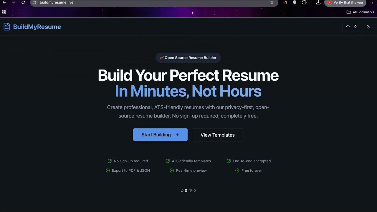 BuildMyResume gallery image
