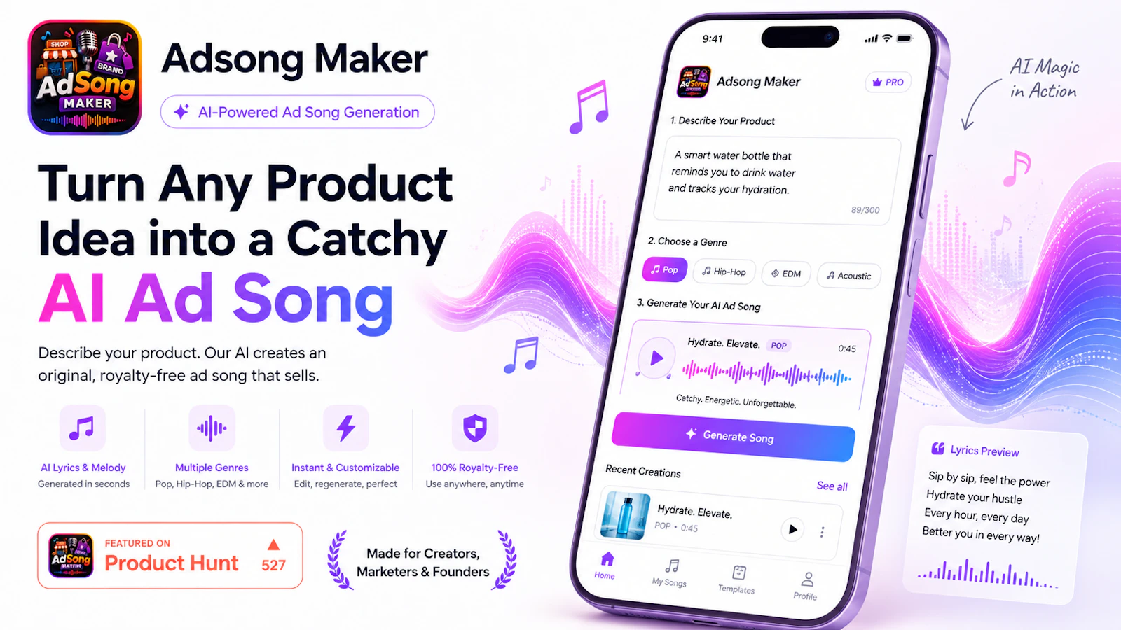 Adsong Maker screenshot 1