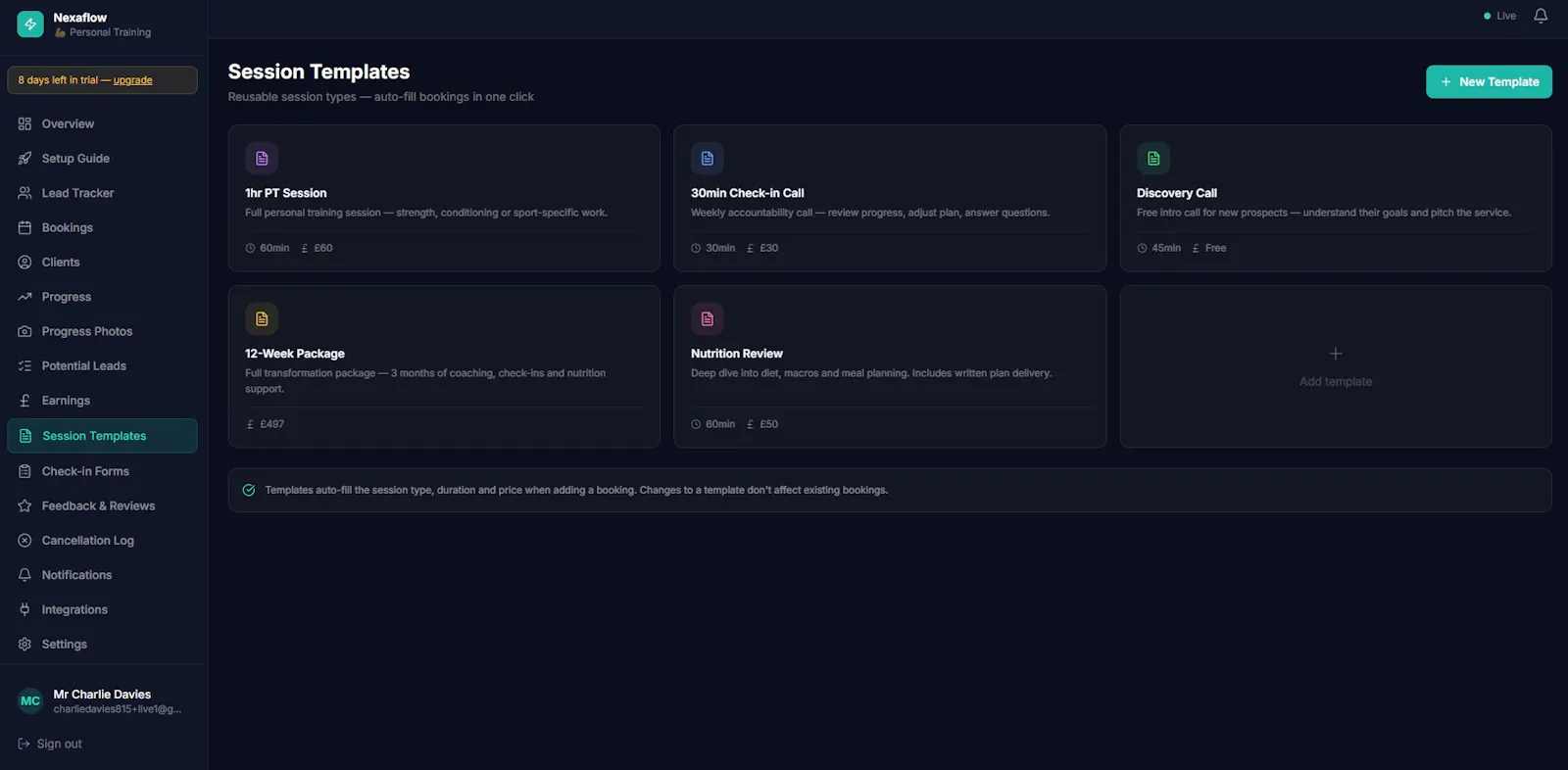 Nexaflow screenshot 2