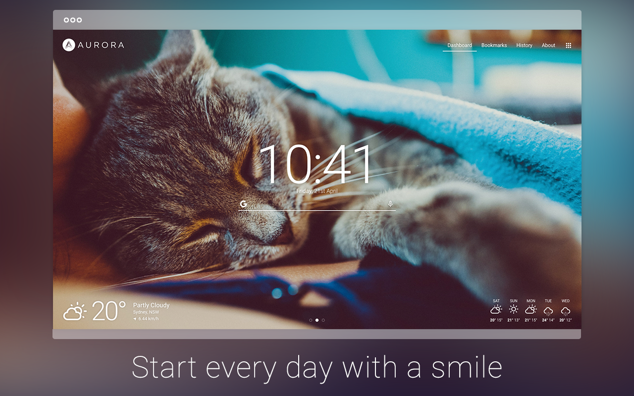 Aurora: New Tab & Bookmark Manager gallery image