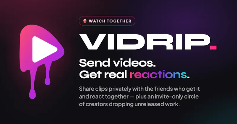 Vidrip screenshot 1