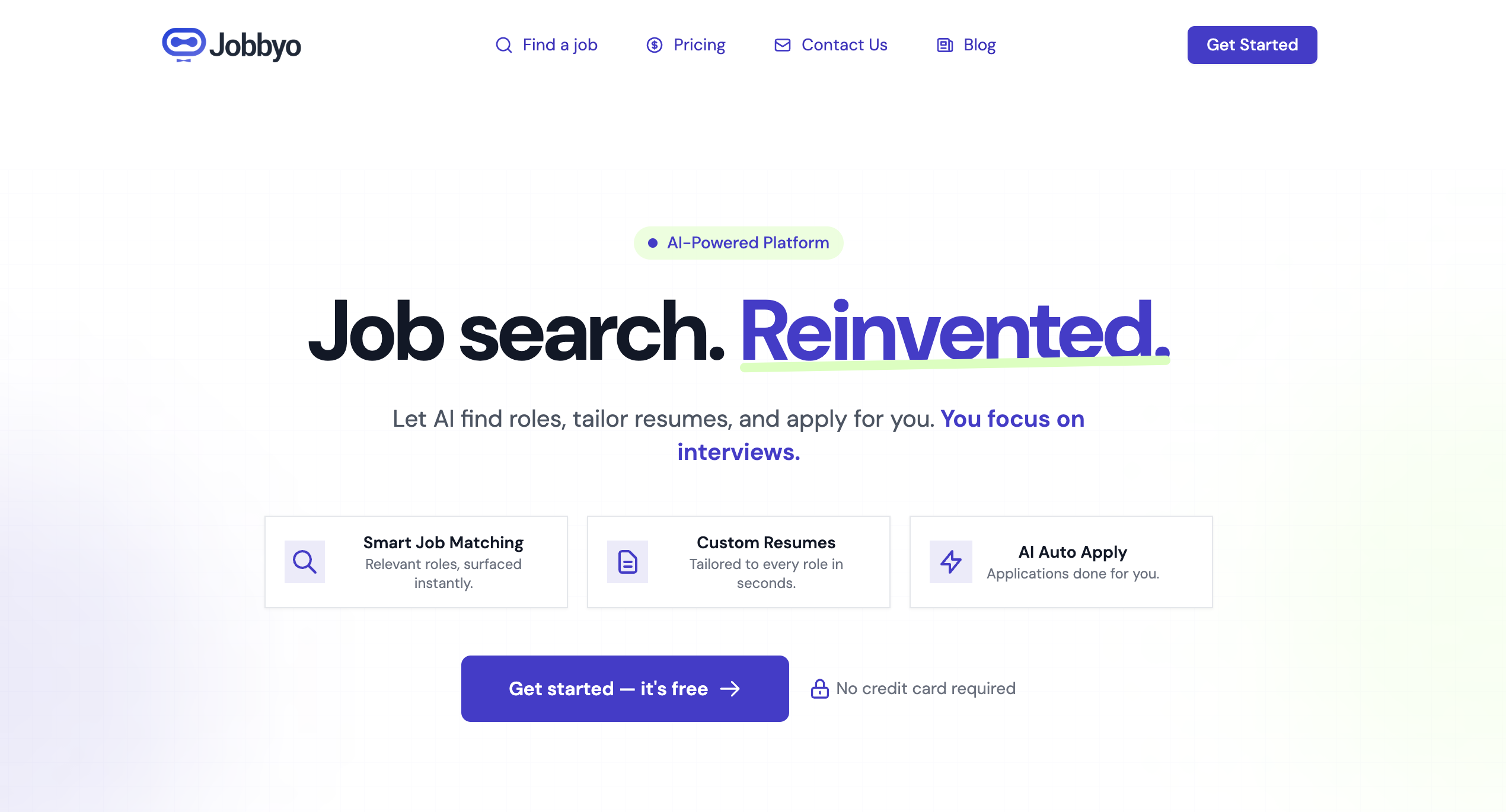 Jobbyo - Product Hunt launch logo and brand identity